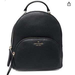 Kate Spade Jackson Medium Backpack black leather